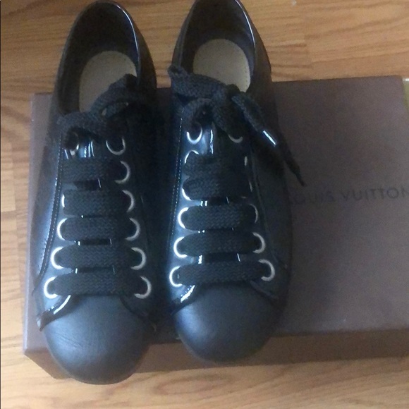 Louis Vuitton Black Sneakers - Picture 1 of 14